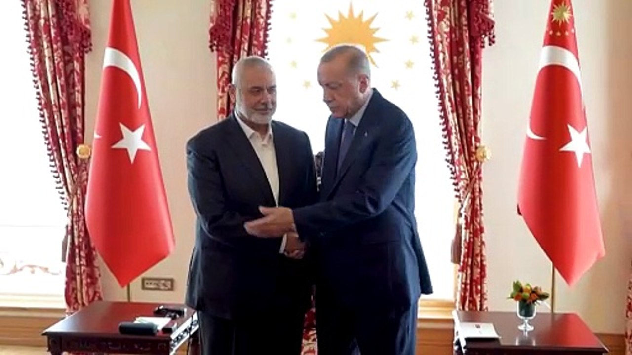 Erdogan ruft Palästinenser bei Treffen mit Hamas-Chef zur 'Einheit' auf