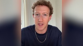 Mark Zuckerberg sports chain as he announces Meta AI upgrade