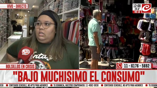 Bolsillos en crisis: ¿Bajaron las ventas en Avellaneda?