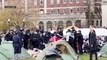 اعتقالات في حرم جامعة كولومبيا خلال احتجاج طلابي مؤيد للفلسطينيين