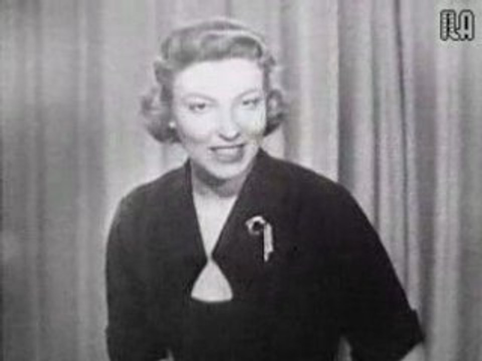 JACQUELINE  CAURAT  ORTF  1956