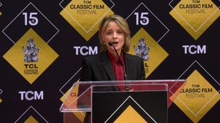 Jodie Foster speech at her hand and footprint ceremony at TCL Chinese Theatre