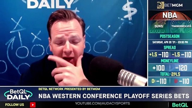 NBA Western Conference Playoff bets! PHX vs MIN