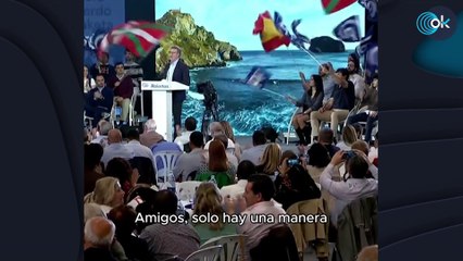 Feijóo: "Sólo hay una manera de que Euskadi no caiga en la fractura social, es el PP"