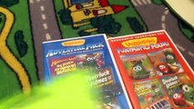 3 different versions of Veggie Tales T.B and H.B Big river
