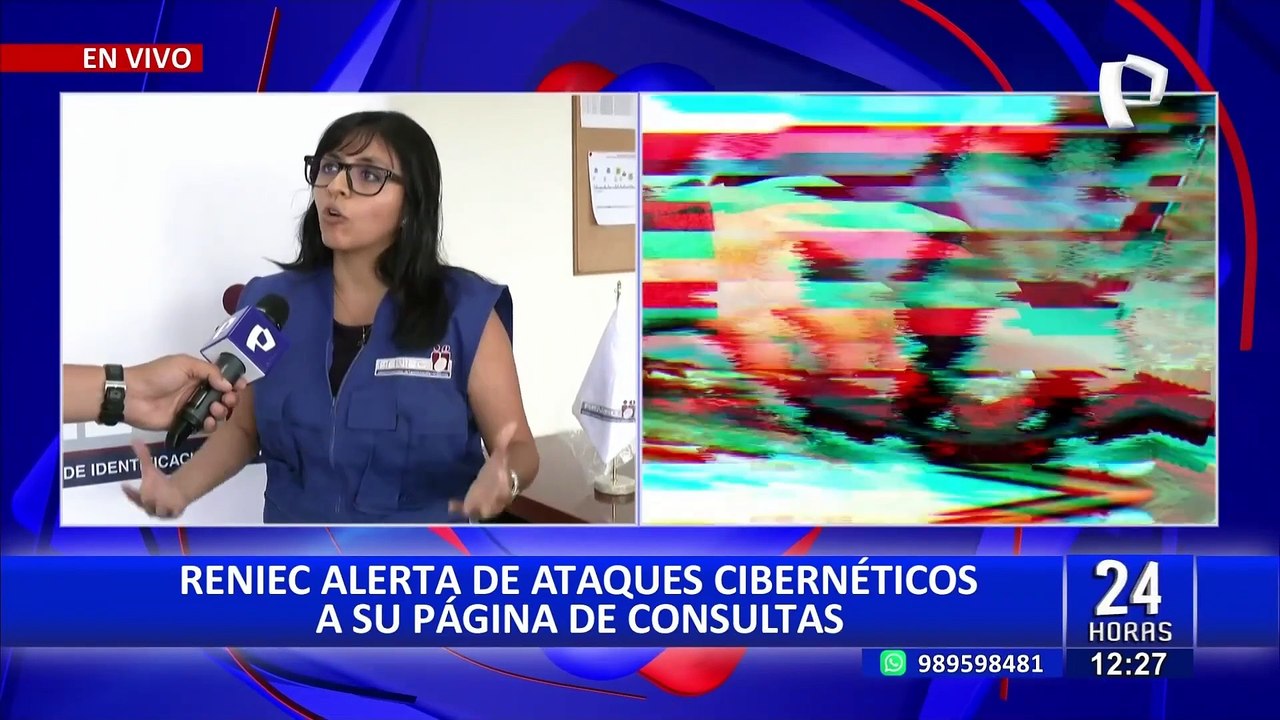 Reniec bloqueó 4.6 millones de ciberataques en lo que va del 2024