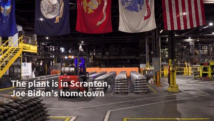 In Scranton, aging US factory makes shells for Ukraine