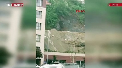 Gaziosmanpaşa'da toprak kayması