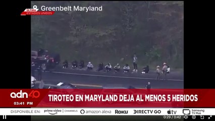 ¡Última Hora! Tiroteo en Maryland deja al menos 5 heridos