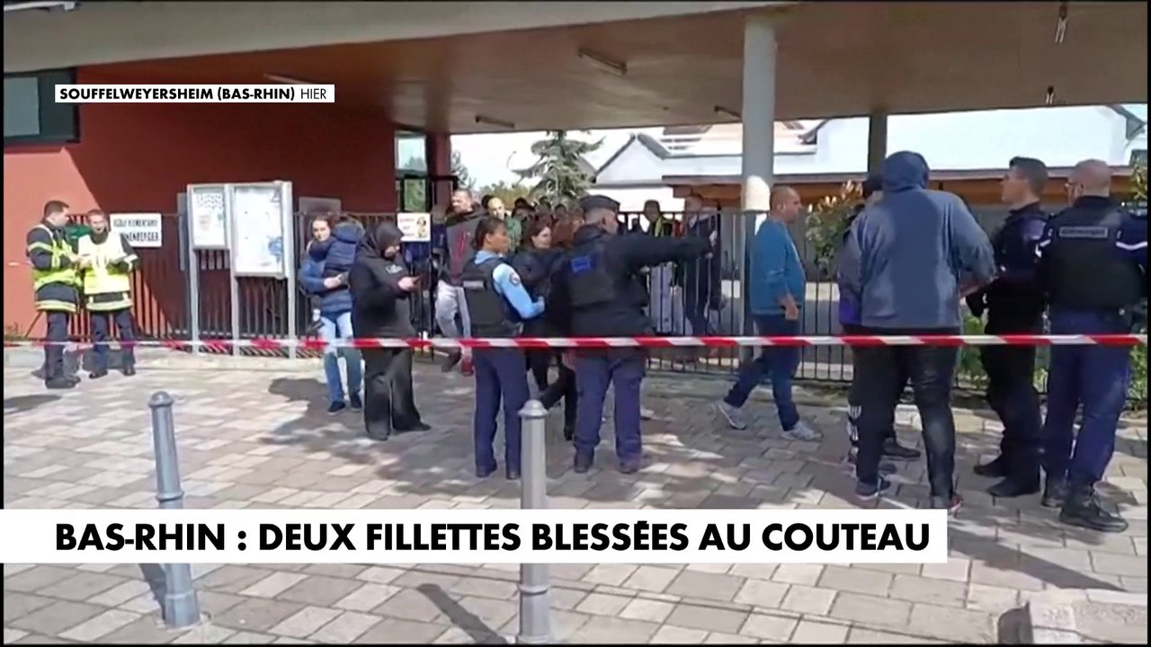 Bas-Rhin : deux fillettes blessées au couteau