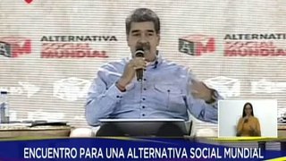 Pdte. Maduro: A construir una nueva alternativa social mundial para la nueva época de transición