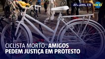Ciclistas fazem manifestação após morte de amigo em Belo Horizonte