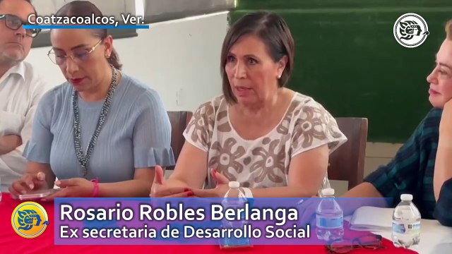 Rosario Robles en Coatzacoalcos: esto dijo sobre Rocío Nahle tras presunta corrupción