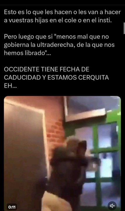 Cuando a las feministas se les cae su relato criminalizando al hombre blanco cishetero colonial.