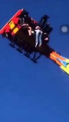 Carnival rides safety unlatches in mid-air