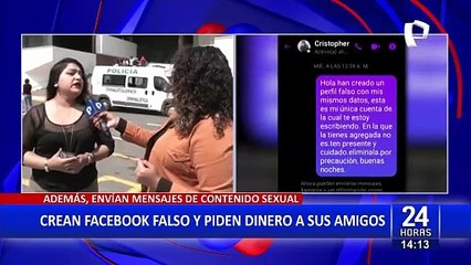 Joven denuncia que suplantaron su identidad para pedir dinero y enviar contenido sexual