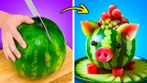 Genius Hacks  How To Peel And Cut Fruits And Vegetables