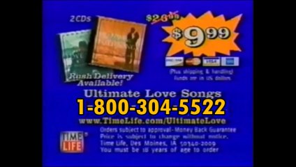 Time Life Ultimate Love Songs Commercial｜2008