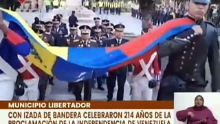 Autoridades del estado Mérida celebran 214 años de la Declaración de la Independencia