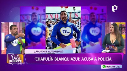 "Chapulín Blanquiazul" acusa a policía por abuso de autoridad