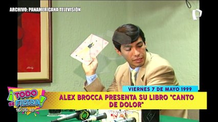 Alex Brocca refutó acusaciones sobre su salud en la presentación de su libro "Cantos de Dolor"
