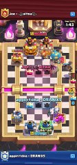 Clash Royale: 20/4 gameplay (teamwork intense fight)