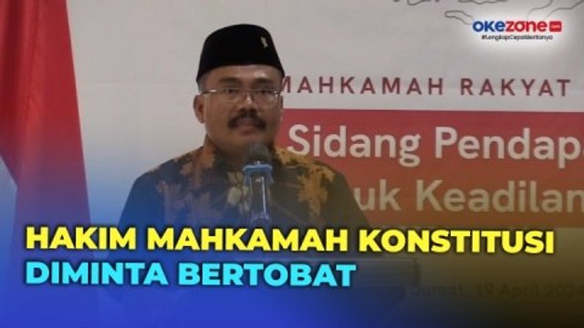 Jelang Putusan Sidang Sengketa Pilpres, Hakim Mahkamah Konstitusi Diminta Bertobat