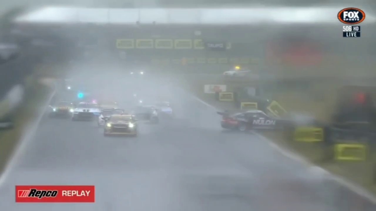 V8 Supercars 2024 Taupo Race 1 Start Crash Chaos