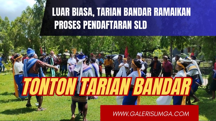 Pendukung SLD Tampilkan Tarian Bandar, Sebuah Penampilan yang Sarat dengan Kekayaan Syair Adat Sumba