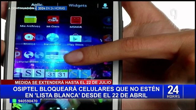 Osiptel advierte que teléfonos que no estén en ‘lista blanca’ serán bloqueados a partir de julio