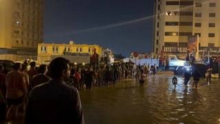 Al Wahda Street flooded