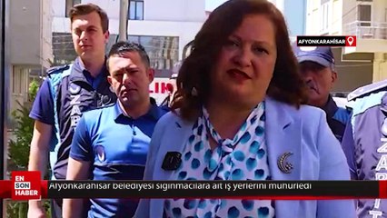 Afyonkarahisar Belediyesi sığınmacılara ait iş yerlerini mühürledi