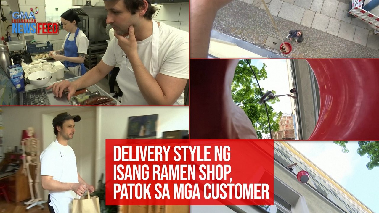 Delivery style ng isang ramen shop, patok sa mga customer | GMA Integrated Newsfeed