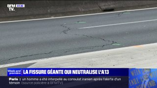 Une fissure de 50 à 80 centimètres sur l'autoroute A13 nécessite sa fermeture entre Vaucresson et Paris au moins jusqu'à lundi