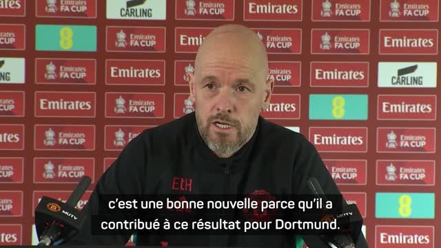 Man. United - ten Hag pas surpris par le niveau de Sancho : “Un joueur de football fantastique”