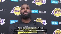 Lakers - LeBron James : “Nous devons être meilleurs dans tous les domaines”