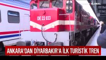Ankara'dan Diyarbakır'a ilk turistik tren