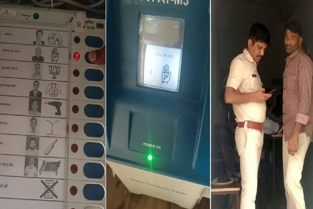 लिंग बूथों के अंदर पहुंचे मोबाइल, ईवीएम पर मतदाताओं के वोट डालते के वीडियो बने