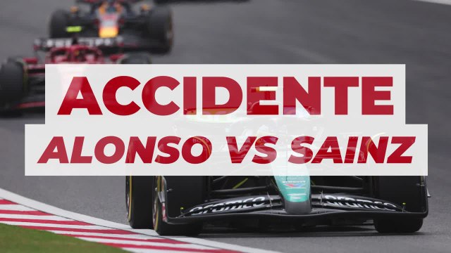 El ACCIDENTE de FERNANDO ALONSO y CARLOS SAINZ en el SPRINT del GP de CHINA de F1: hubo SANCIÓN