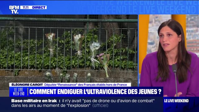 Violence des mineurs: Éléonore Caroit, députée Renaissance estime qu'il faut s'assurer qu'aucun jeune ne considère qu'il peut faire n'importe quoi sans qu'il n'y ait de réponse