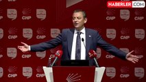 CHP Genel Başkanı Özgür Özel: Erken seçim çağrısı yapmak seçmenle akdi bozmak demektir
