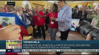 Presidente de Venezuela participó en el encuentro para una Alternativa Social Mundial