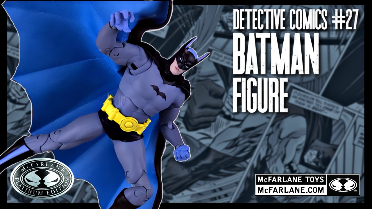 McFarlane Toys DC Multiverse Detective Comics #27 Platinum Edition Batman Figure