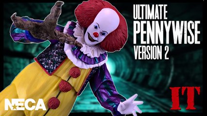 NECA IT (1990) Ultimate Pennywise Version 2 Figure 2020 Reissue