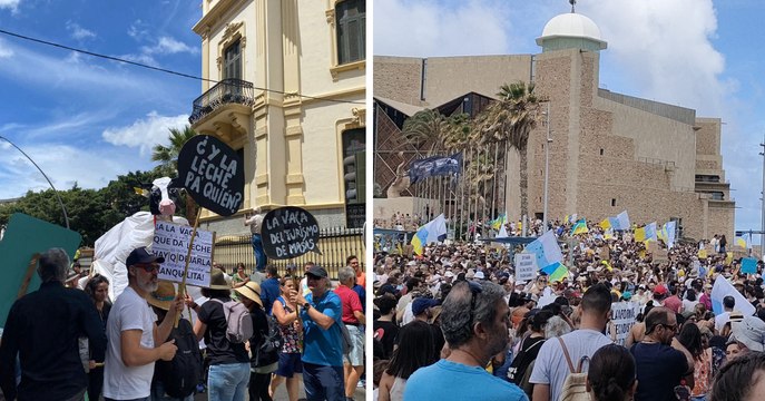 Canarias tiene un límite: manifestación del 20A en Santa Cruz de Tenerife