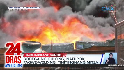 24 Oras Weekend Part 2- Bodega natupok; Rider sumemplang habang naka-video; Bagong pambato sa Paris Olympics; atbp.