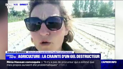 "On ne dort pas très sereinement la nuit", raconte Coralie Duberos, arboricultrice dans le Lot-et-Garonne confronté au gel
