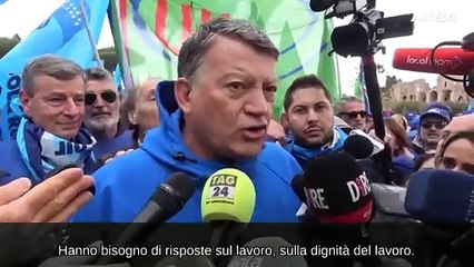 Bombardieri: "Oggi qui c'e' il Paese reale che soffre, servono subito risposte"