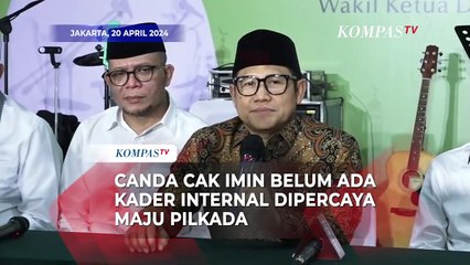 Sambil Tertawa, Cak Imin Saat Bilang Tak Percayai Kader Internal untuk Maju Pilkada 2024