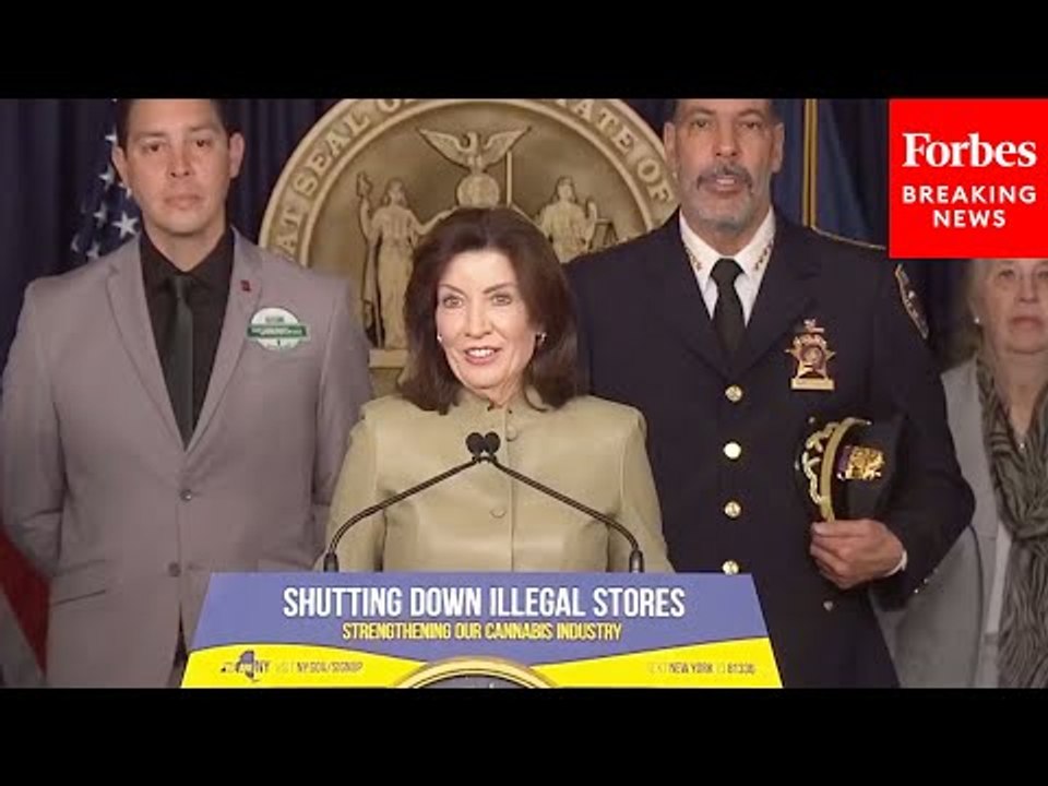 New York Gov. Kathy Hochul & NYC Mayor Eric Adams Promote Plan To Shut Down Illegal Cannabis Stores